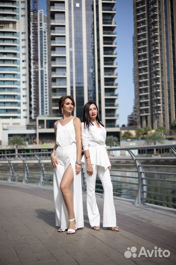 Брюки белые женские