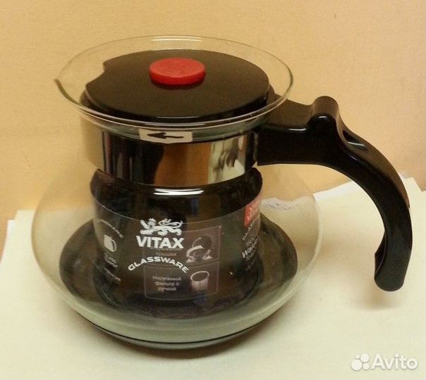 Чайник заварочный стеклянный Vitax 3305