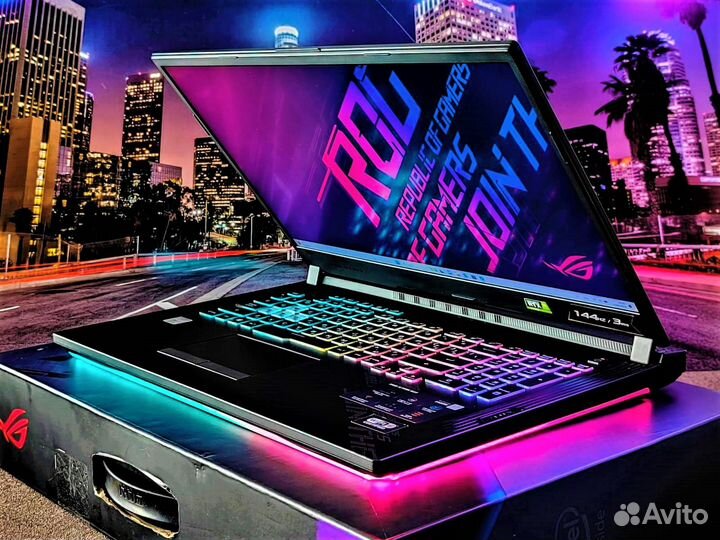 Топовый Asus ROG RTX2070 / Core-i7/ 17.3 144Hz FHD