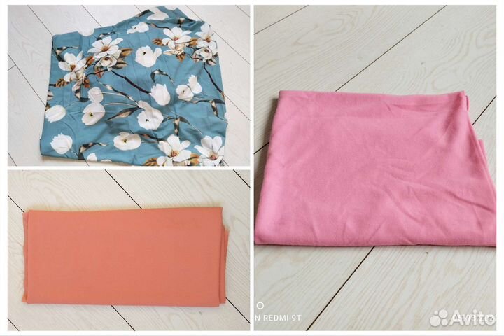 Ткань отрезы (шифон,штапель)