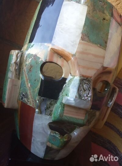 Мексиканские маски из полудрагоценного камня