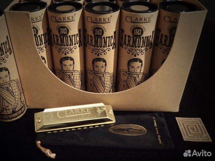 Губная гармошка Clarke Harmonica Victorian C