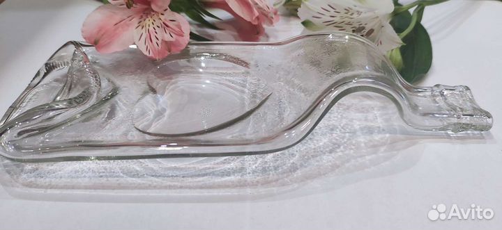 Тарелка - бутылка / подсвечник 