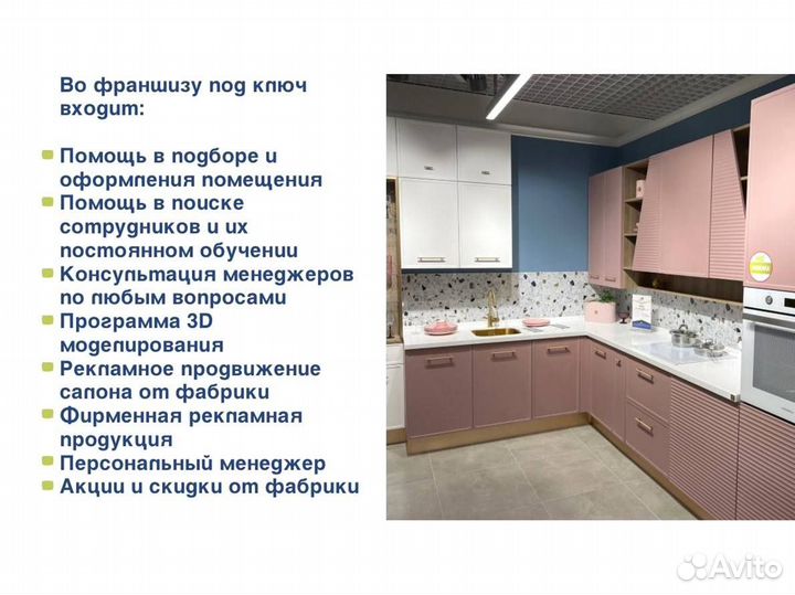 Магазин кухонь, франшиза