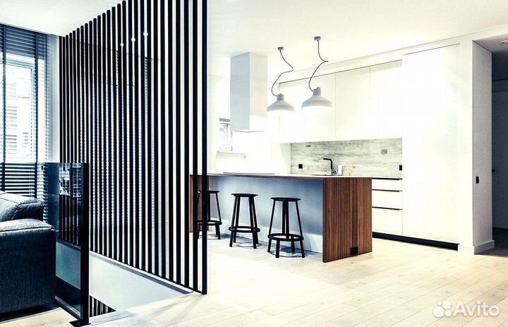 Реечные перегородки