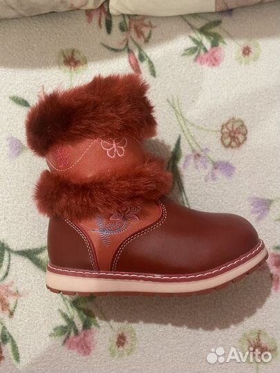 Сапоги зимние для девочки 26 размер новые