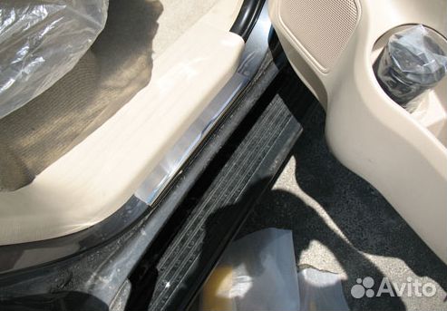 Накладки на пороги Fortuner 2008-2015