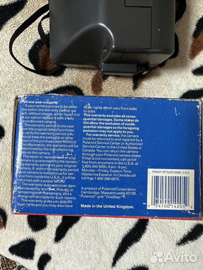 Плёночный фотоаппарат моментальной печати