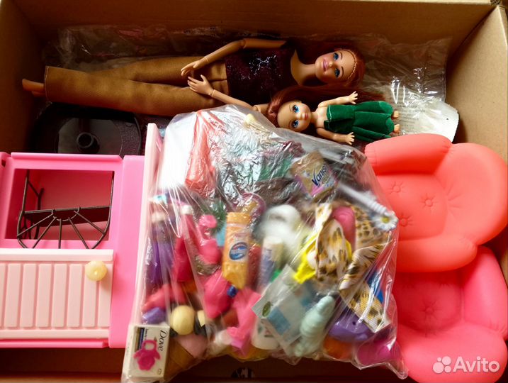 Кукла Барби, мебель и аксессуары(много). лот