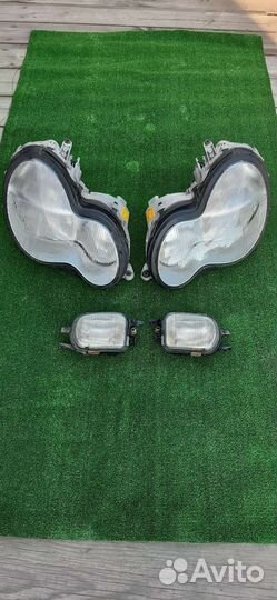 Mercedes фара w203