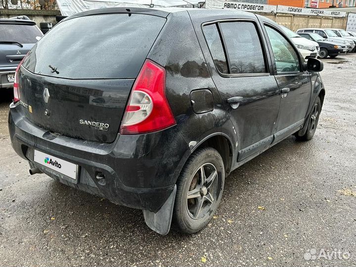 Renault Sandero 1.6 МТ, 2012, 161 000 км