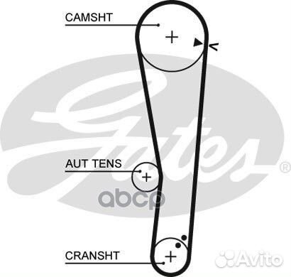 Ремень грм hyundai accent 1999- 1.3 1.5 Getz 02