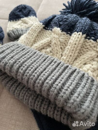 Комплект шапка и шарф next