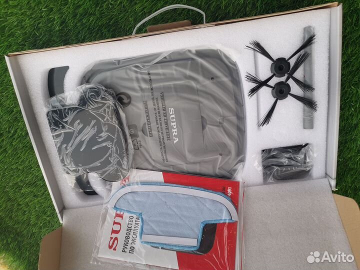 Робот-пылесос ультратонкие Supra новый