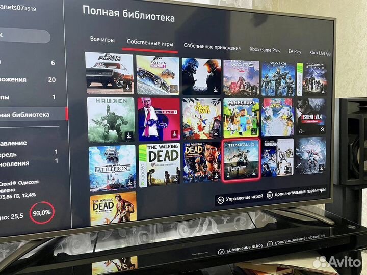 Xbox One 500GB / Black / Игры