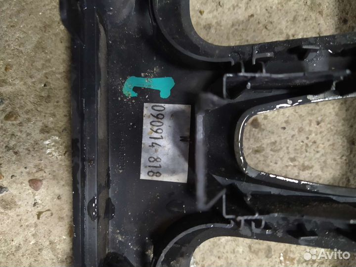 Накладка консоли renault logan 2