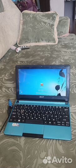 Нетбук acer на запчасти, рабочий