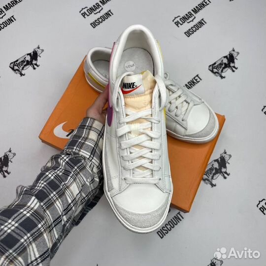 Оригинал 43 eu Nike blazer low 77 vntg