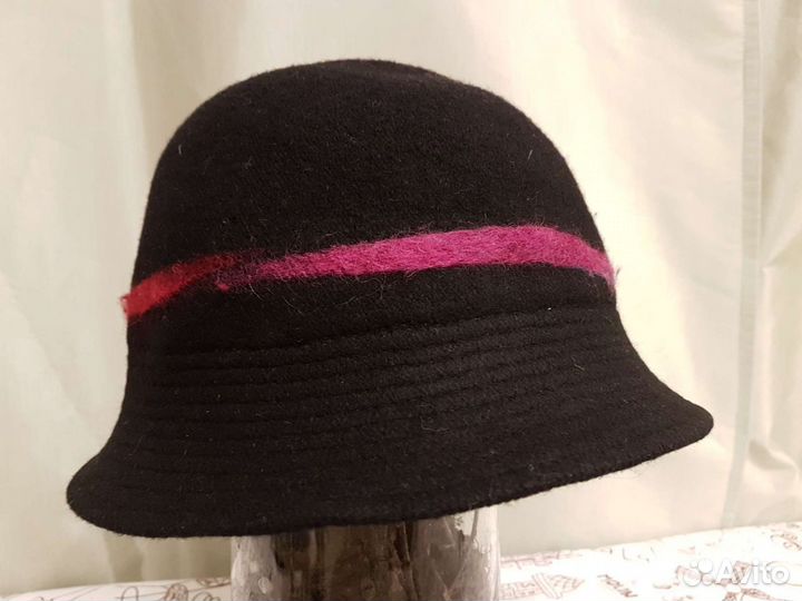 Панама-шерсть, шапка бини, перчатки удлинен.шерсть