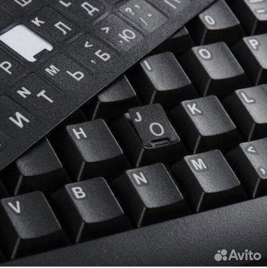 Наклеки с русскими буквами на клавиатуру MacBook