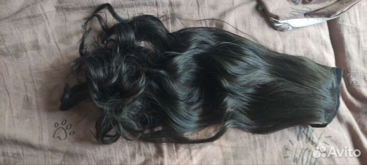 Хвост,шиньон, челка