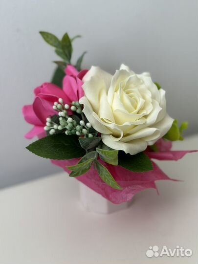 Букет из мыльных роз к 1 сентября