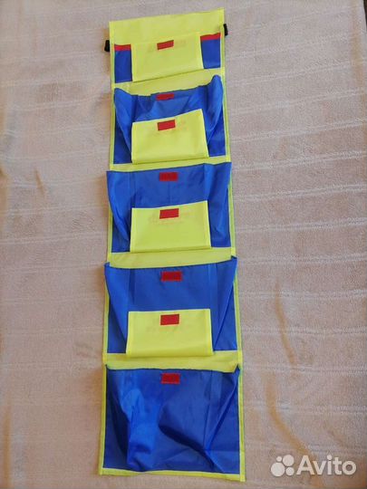 Кармашки (органайзер) на шкаф в д/с, имя Ванюша