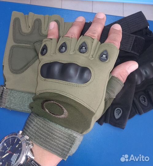 Перчатки тактические беспалые oakley (окли)