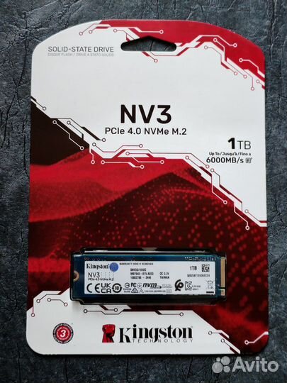 Накопитель ssd m.2 Kingston NV3 (1 Tb)