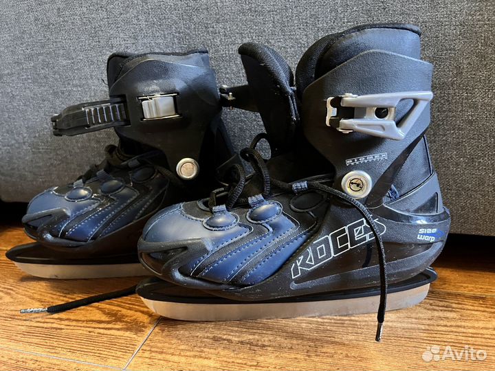 Коньки раздвижные ледовые Roces детские 30-35
