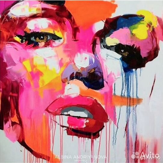 Интерьерная картина 1х1 м