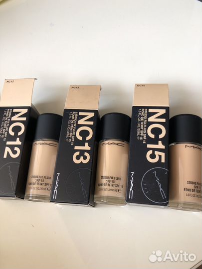 Крем тональный mac nc12,nc13,nc15