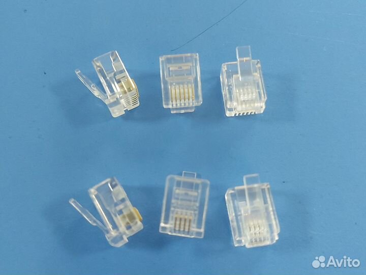 Коннекторы телефонные rj11 / rj12 (6p4c / 6p6c )