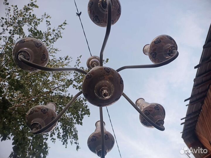 Люстра фаянсовая