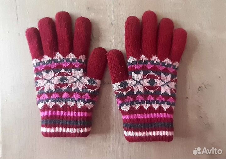 Перчатки женские вязаные