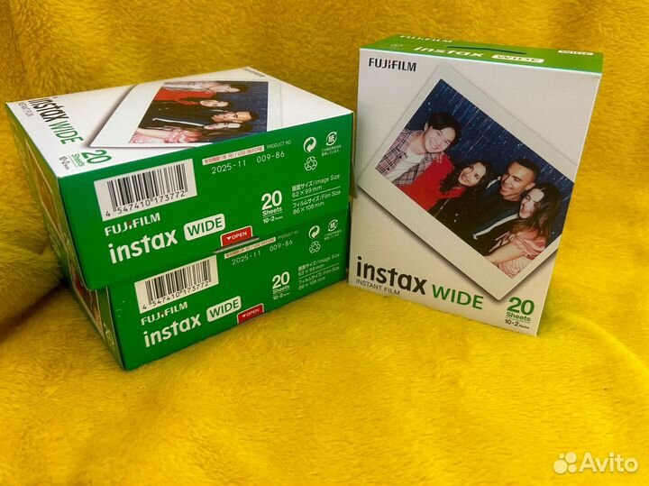 Картриджи для instax wide