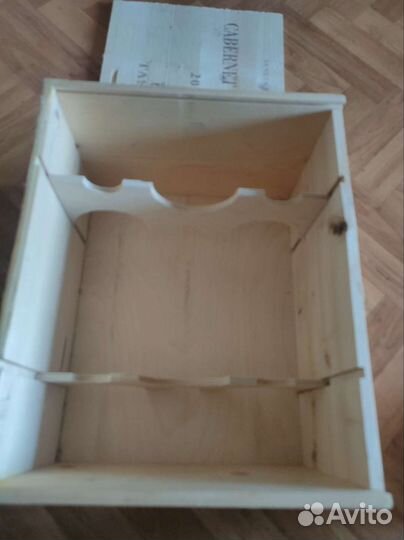 Ящик деревянный от итальянского вина