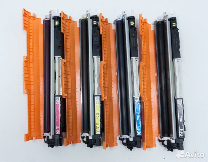 Картриджи HP 130A (CF350A, CF351A, CF352A) б/у