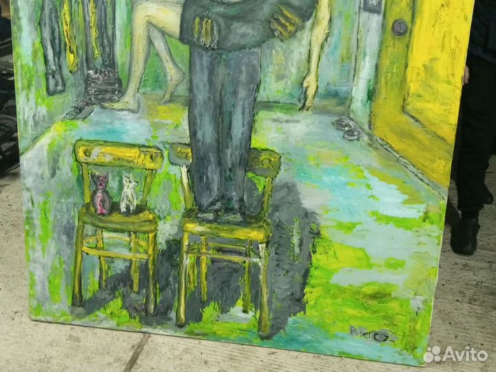 Картина маслом 160х200