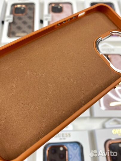 Чехлы Guess на iPhone 14/15, Pro/Max (Копия)