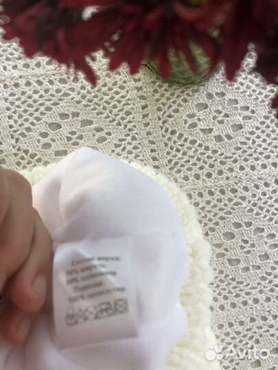 Шапка белая новая