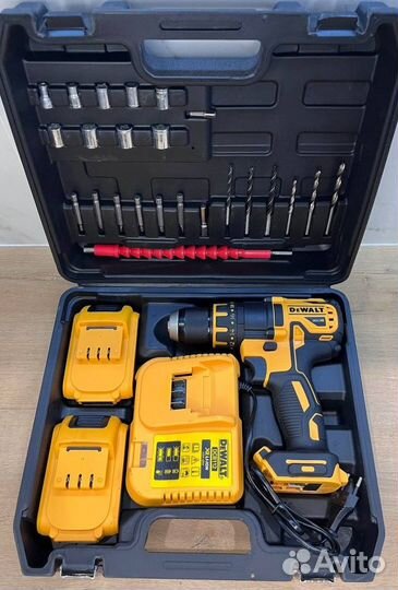 Шуруповерт dewalt ударный 26 v с набором