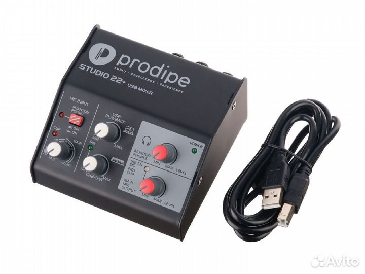 Аудиоинтерфейс Prodipe studio22+