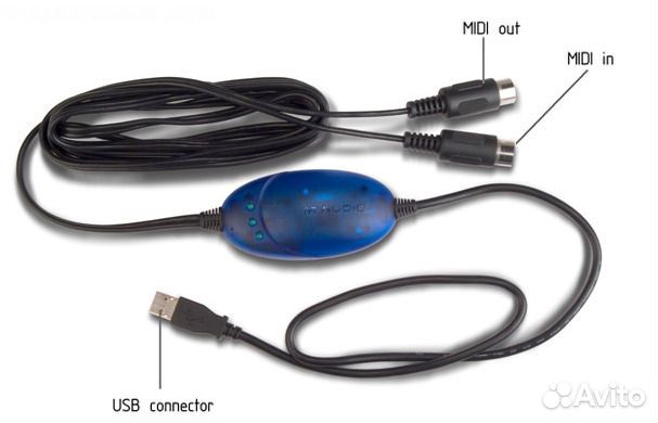 USB midi Интерфейс M-audio midisport UNO