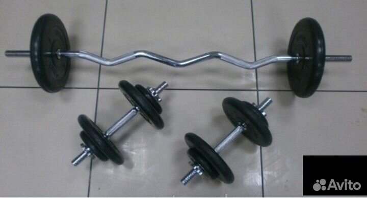 Гантели + штанга