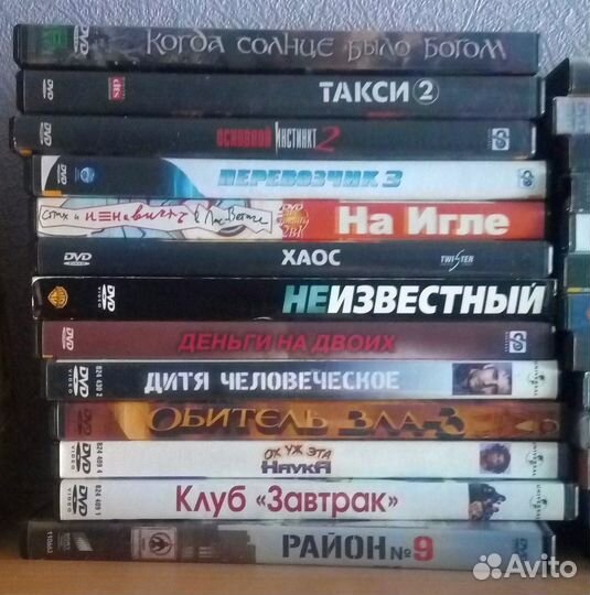 43шт DVD фильмов на лицензионных двд дисках
