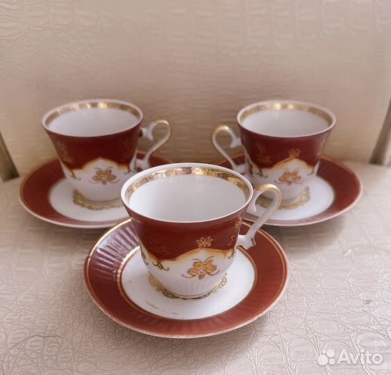 Чайная кофейная пара бфз СССР