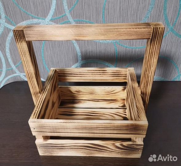 Ящик деревянный подарочный