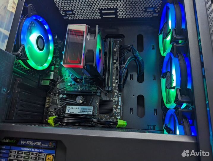 Игровой пк Intel i5 10400 / RTX 4060ti /16gb /1.2t