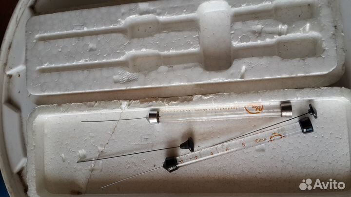 Микрошприц для вэжх 10 мкл СССР